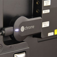 Chromecast-plugged