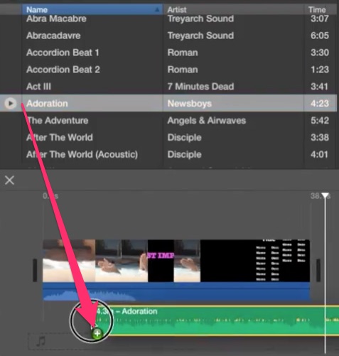 how to use imovie on mac add background