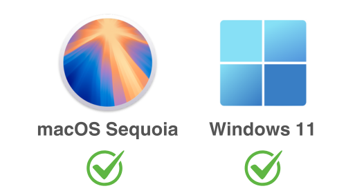 support both mac and windows latest os